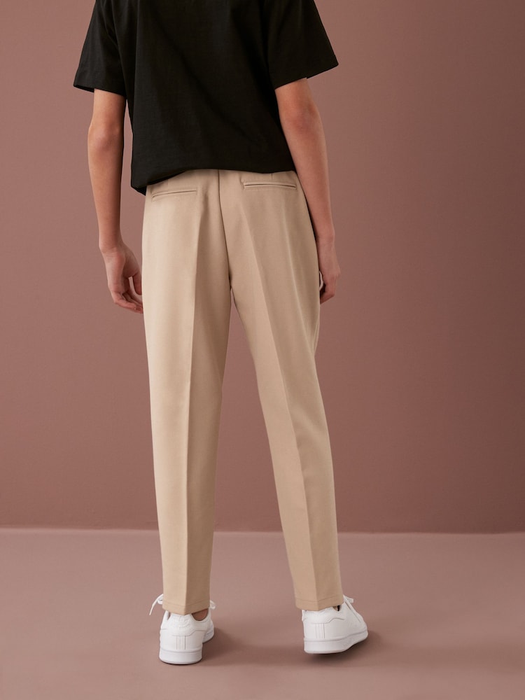 Neutral Pleat Front Trousers (3-16yrs) - Image 2 of 5 Neutral Pleat Front Trousers (3-16yrs) - Image 2 of 5