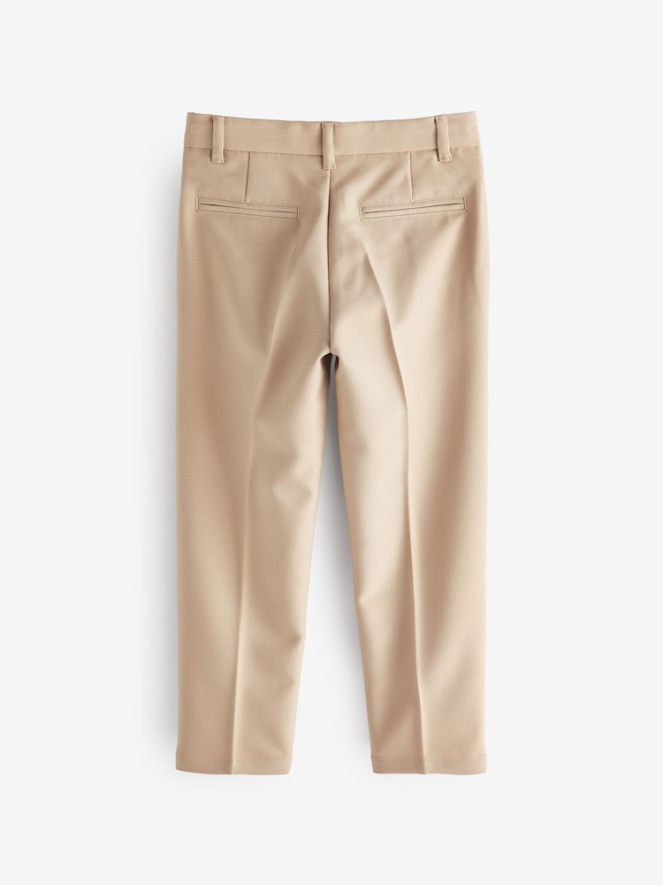 Neutral Pleat Front Trousers (3-16yrs) - Image 5 of 5 Neutral Pleat Front Trousers (3-16yrs) - Image 5 of 5
