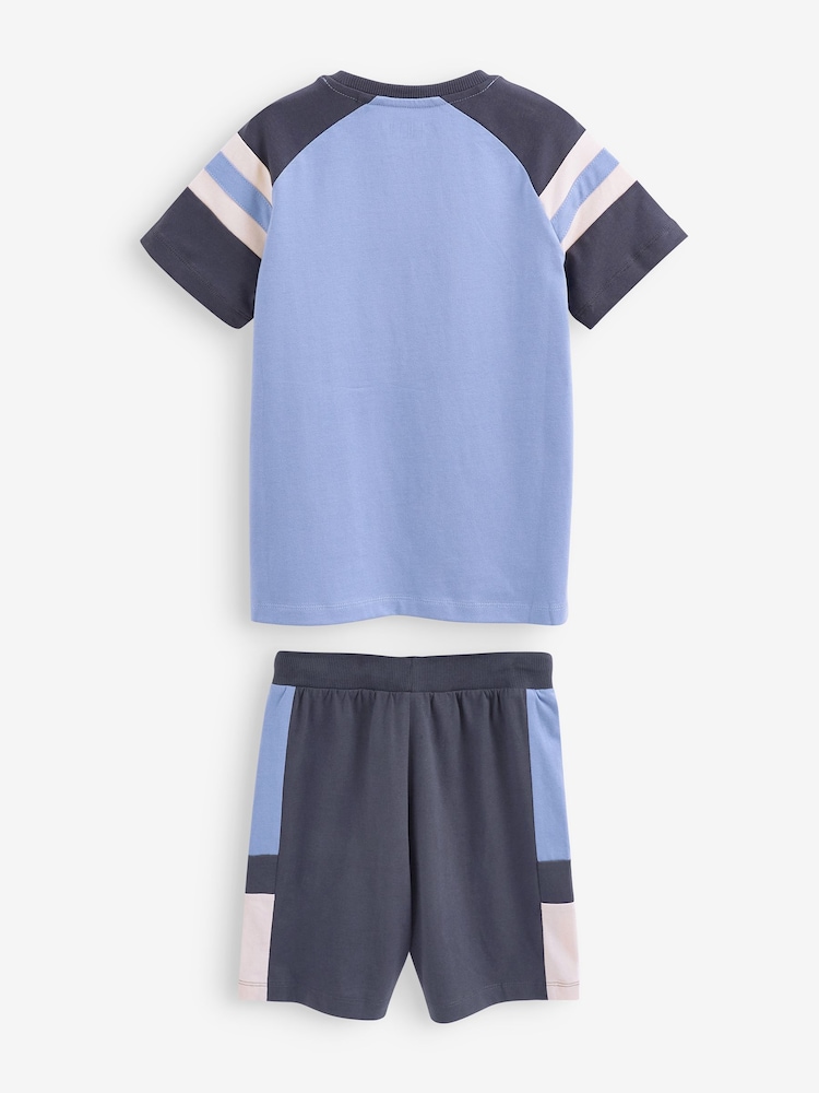 Blue Short Pyjamas 3 Pack (3-16yrs) - Image 5 of 5