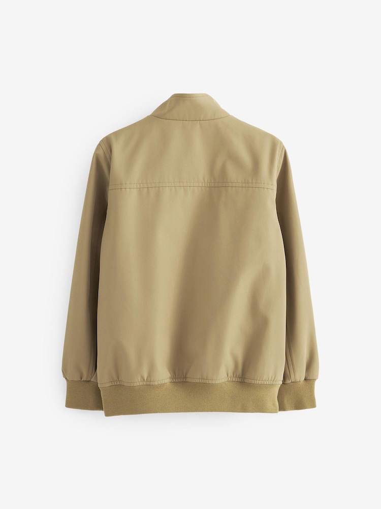 Nevtralno - Lahka elegantna harrington jakna (3 mesecev-16 let) - Slika 2 iz 3