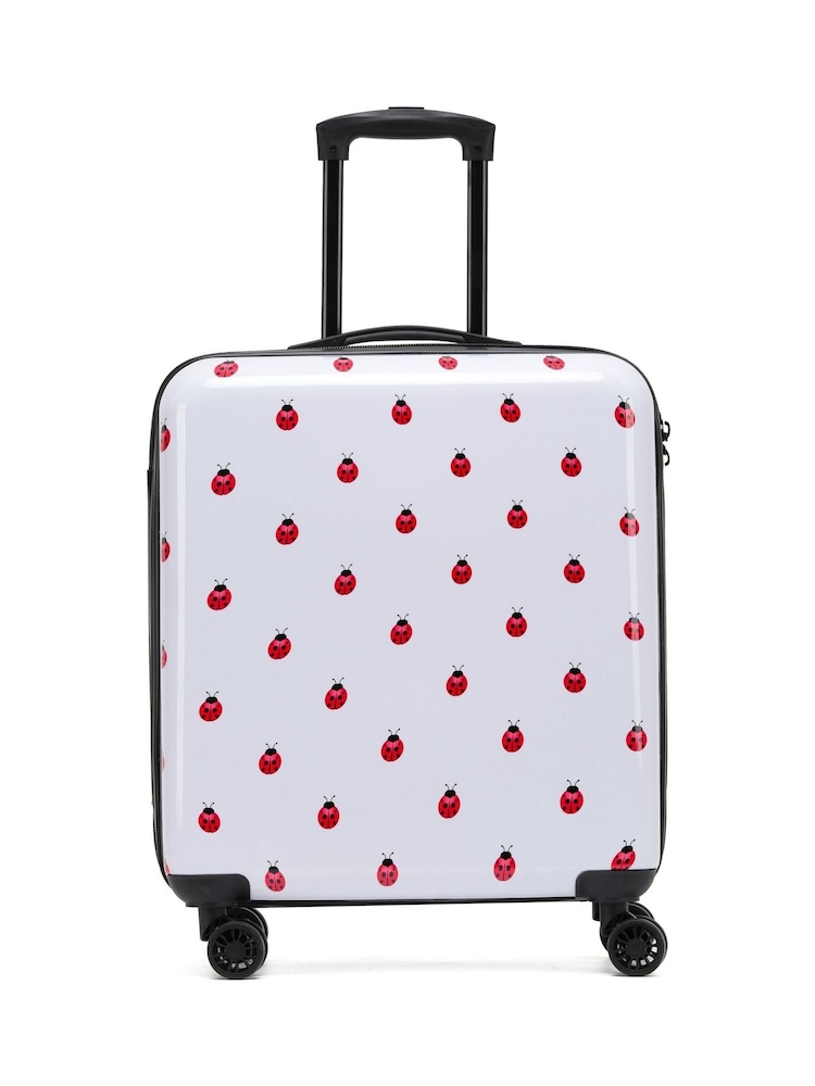 Flight Knight Medium Hardcase Printed Lightweight Check-In Suitcase With 4 Wheels - Image 1 of 7 Flight Knight Medium Hardcase Printed Lightweight Check-In Suitcase With 4 Wheels - Image 1 of 7