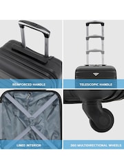Flight Knight Large Check-In Bag With Set Of 2 Easy Jet Underseat Bags 45x36x20cm - Image 4 of 7