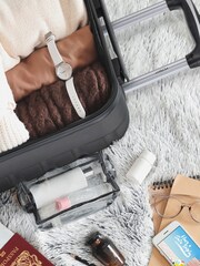 Flight Knight Large Check-In Bag With Set Of 2 Easy Jet Underseat Bags 45x36x20cm - Image 5 of 7