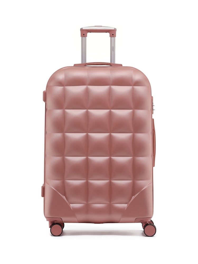 Flight Knight Large Hardcase Printed Lightweight Check In Suitcase With 4 Wheels - Image 1 of 7