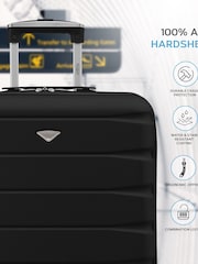 Flight Knight EasyJet Overhead 4 Wheel ABS Hard Case Cabin Carry On Suitcase 56x45x25cm  Set Of 2 - Image 4 of 7