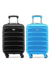 Flight Knight EasyJet Overhead 55x35x20cm Hard Shell Cabin Carry On Case Suitcase Set Of 2 - Image 1 of 10