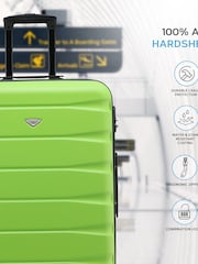 Flight Knight Large Hardcase Lightweight Check In Suitcase With 4 Wheels - Image 4 of 7