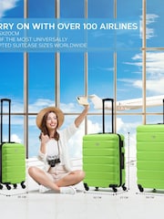Flight Knight Large Hardcase Lightweight Check In Suitcase With 4 Wheels - Image 6 of 7