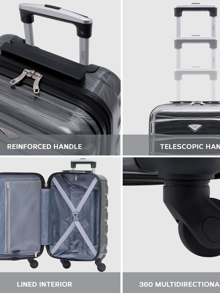 Flight Knight Large Hardcase Lightweight Check In Suitcase With 4 Wheels - Image 7 of 7 Flight Knight Large Hardcase Lightweight Check In Suitcase With 4 Wheels - Image 7 of 7