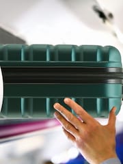 Flight Knight Forest Green/Black Medium Hardcase Lightweight Check In Suitcase With 4 Wheels - Image 6 of 7