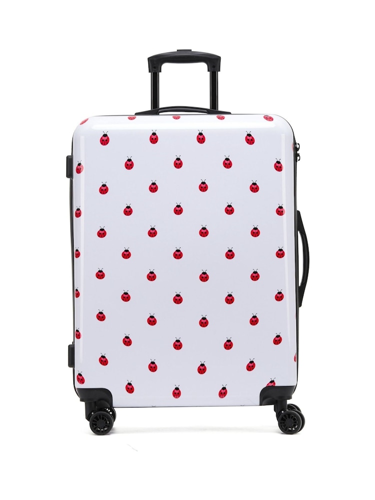 Flight Knight Large Hardcase Printed Lightweight Check In Suitcase With 4 Wheels - Image 1 of 7