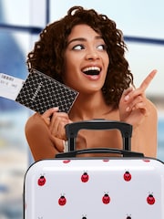 Flight Knight Large Hardcase Printed Lightweight Check In Suitcase With 4 Wheels - Image 2 of 7