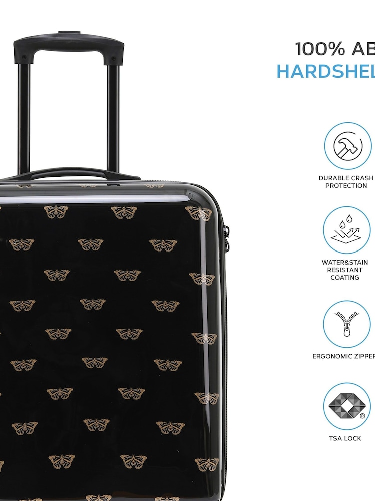 Flight Knight Large Hardcase Printed Lightweight Check In Suitcase With 4 Wheels - Image 7 of 7