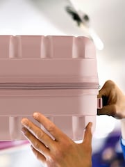 Flight Knight Rose Gold + Rose Gold Easy Jet 56x45x25cm Overhead 4 Wheel ABS Hard Case Cabin Carry On Suitcase Set Of 2 - Image 4 of 4