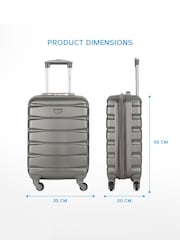 Flight Knight EasyJet Overhead 55x35x20cm Hard Shell Cabin Carry On Case Suitcase Set Of 2 - Image 2 of 7