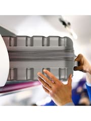 Flight Knight EasyJet Overhead 55x35x20cm Hard Shell Cabin Carry On Case Suitcase Set Of 2 - Image 7 of 7