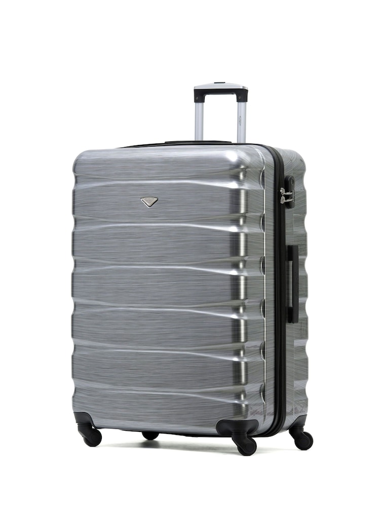 Flight Knight Large Hardcase Lightweight Check In Suitcase With 4 Wheels - Image 1 of 7