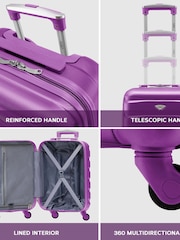 Flight Knight Large Hardcase Lightweight Check In Suitcase With 4 Wheels - Image 5 of 7