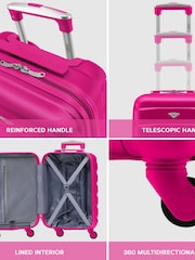 Flight Knight Large Hardcase Lightweight Check In Suitcase With 4 Wheels - Image 3 of 6