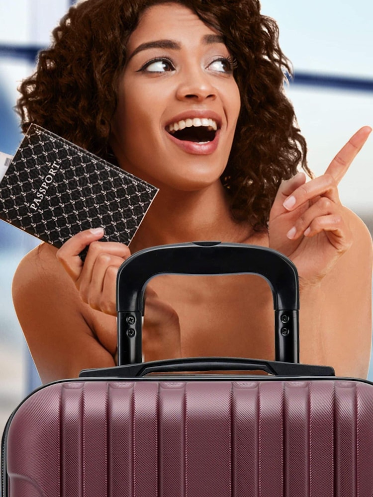 Flight Knight Large Hardcase Lightweight Check-In Suitcase With 4 Wheels - Image 7 of 7
