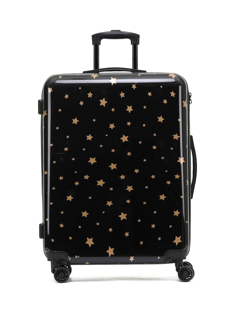 Flight Knight Large Hardcase Printed Lightweight Check In Suitcase With 4 Wheels - Image 1 of 7