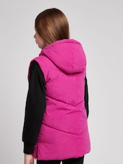 Juicy Couture Pink Longline Duvet Gilet - Image 2 of 6