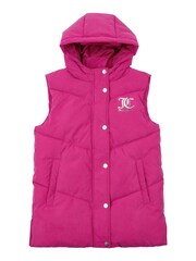 Juicy Couture Pink Longline Duvet Gilet - Image 4 of 6