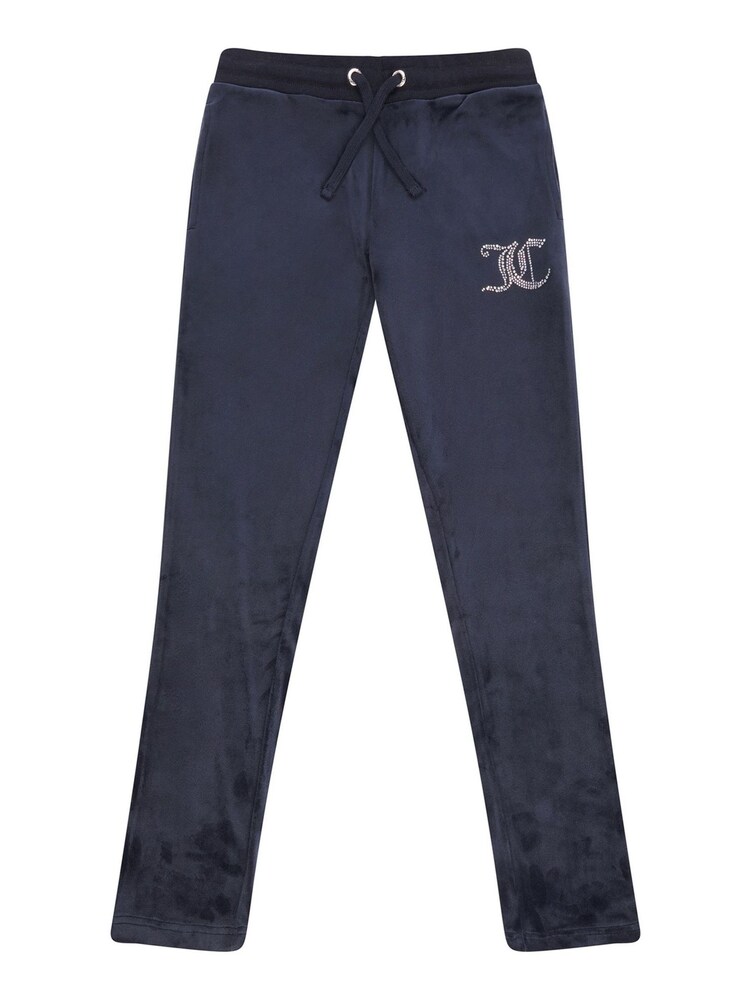 Juicy Couture Diamante Velour Bootcut Joggers - Image 1 of 3