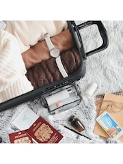 Schwarz/Champagner - Flight Knight Easy Jet Hartschalen-Kabinengepäck Koffer 55x35x20cm Set aus 2 Stück​​​​​​​ - Bild 5 von 7