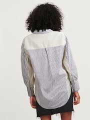 Black Denim Raw Hem 100% Cotton Mini Skirt - Image 5 of 9