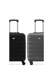 Flight Knight Ryanair Priority 4 Wheel ABS Hard Case Cabin Carry On Suitcase 55x40x20cm  Set Of 2 - Image 2 of 8