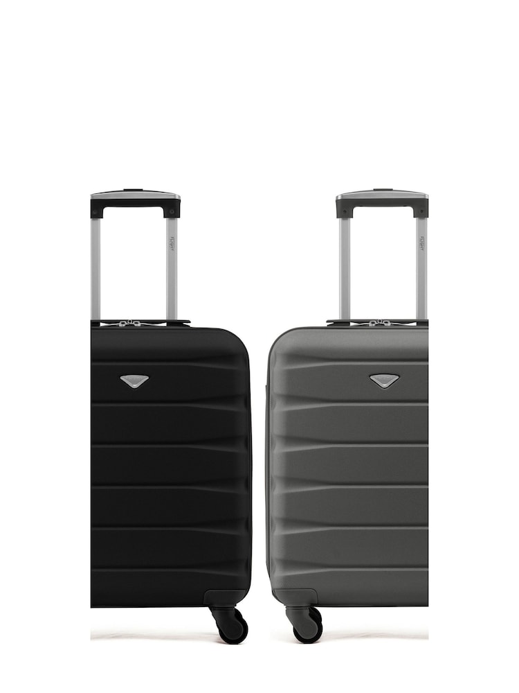Flight Knight Ryanair Priority 4 Wheel ABS Hard Case Cabin Carry On Suitcase 55x40x20cm  Set Of 2 - Image 2 of 8