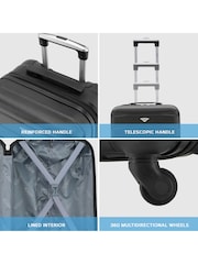 Flight Knight Ryanair Priority 4 Wheel ABS Hard Case Cabin Carry On Suitcase 55x40x20cm  Set Of 2 - Image 5 of 8