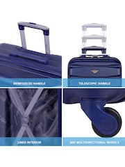 Flight Knight EasyJet Overhead 55x35x20cm Hard Shell Cabin Carry On Case Suitcase Set Of 2 - Image 4 of 7