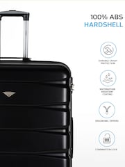 Flight Knight EasyJet Overhead 55x35x20cm Hard Shell Cabin Carry On Case Suitcase Set Of 2 - Image 4 of 7