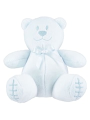 Emile Et Rose Embroidered 100% Cotton Bib & Toy Baby Gift Set - Image 3 of 5