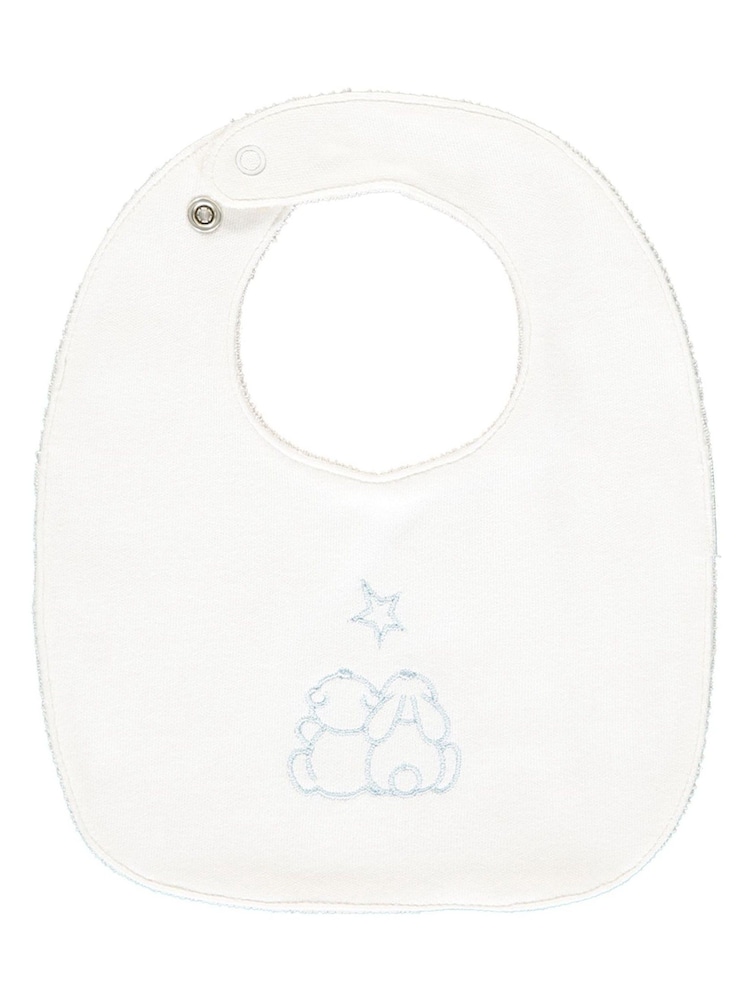 Emile Et Rose Embroidered 100% Cotton Bib & Toy Baby Gift Set - Image 5 of 5