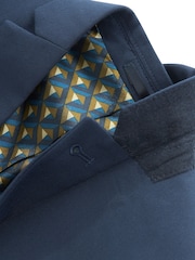 Blue Tailored Fit Suit Jacket (12mths-16yrs) - Image 3 of 6