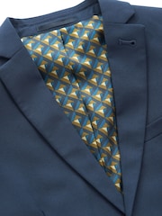 Blue Tailored Fit Suit Jacket (12mths-16yrs) - Image 4 of 6