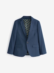 Blue Skinny Fit Suit Jacket (12mths-16yrs) - Image 2 of 3