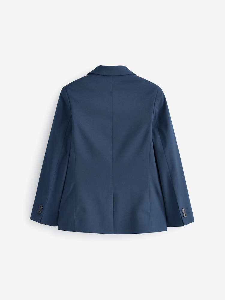 Blue Skinny Fit Suit Jacket (12mths-16yrs) - Image 3 of 3