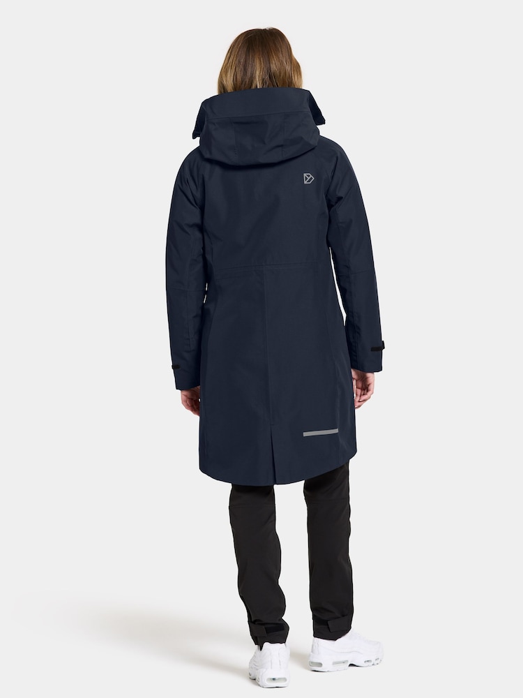Didriksons Blue Ilma Wns Parka 8 Jacket - Image 2 of 6