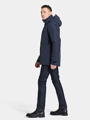Didriksons Unisex Blue Stefan Jacket - Image 3 of 4