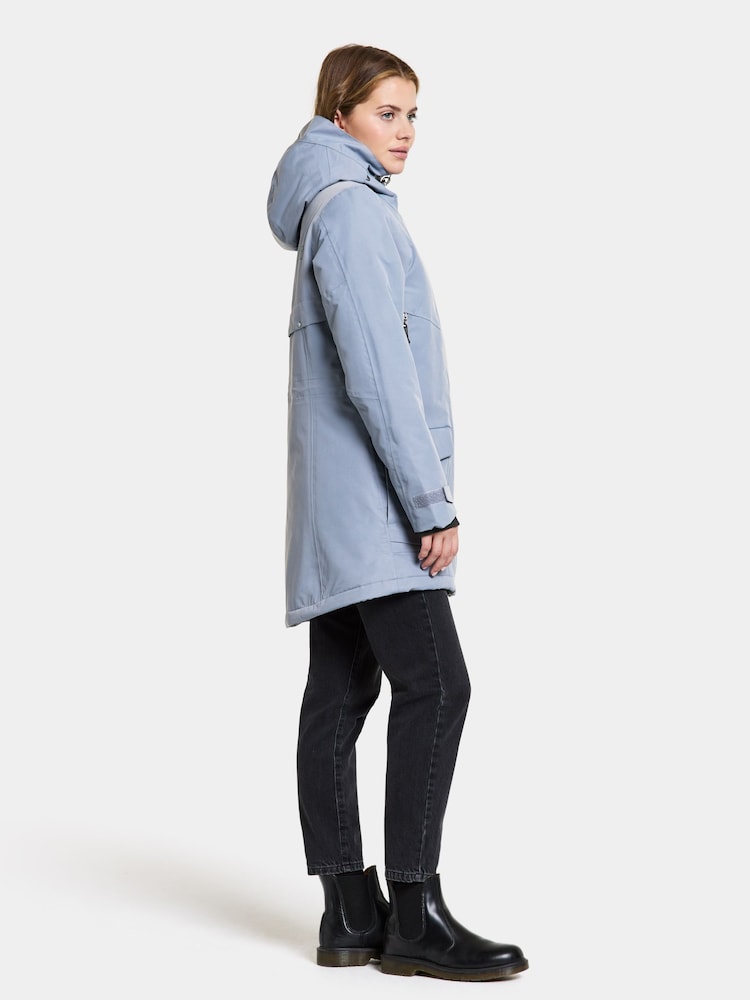 Didriksons Blue Frida Wns Parka 7 Jacket - Image 4 of 4