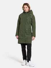 Didriksons Green Ilma Wns Parka 8 Jacket - Image 1 of 4