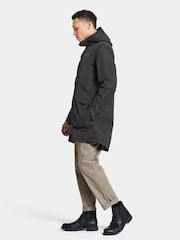 Didriksons Black Mens Andreas Parka Jacket - Image 3 of 4