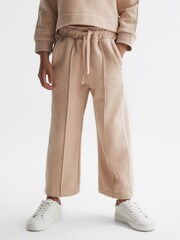 Reiss Camel Amina 9-14 yrs Drawstring Stripe Joggers - Image 1 of 6
