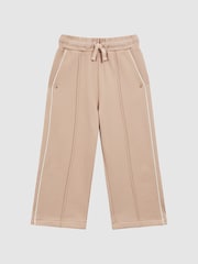Reiss Camel Amina 9-14 yrs Drawstring Stripe Joggers - Image 2 of 6