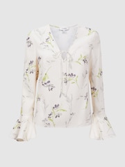 Florere Floral V-Neck Top - Image 10 of 10