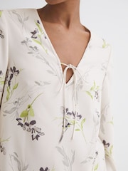 Florere Floral V-Neck Top - Image 3 of 5